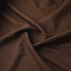 Brown - Handloom Pure Linen Bhagalpuri Fabric 02