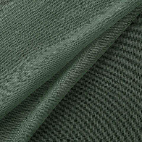 Green - Plain Kota Doria Cotton Fabric 01