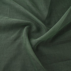 Green - Plain Kota Doria Cotton Fabric 01