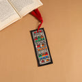 Madhubani handpainted bookmark with tassel 26 - handcrafted