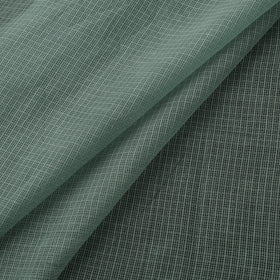 Green - Plain Kota Doria Cotton Fabric 02
