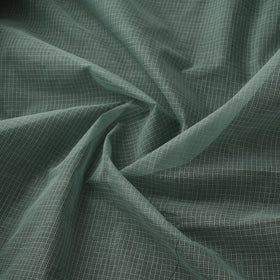 Green - Plain Kota Doria Cotton Fabric 02