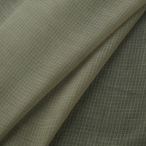 Green - Plain Kota Doria Cotton Fabric 03