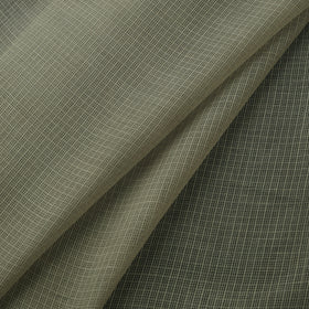 Green - Plain Kota Doria Cotton Fabric 03