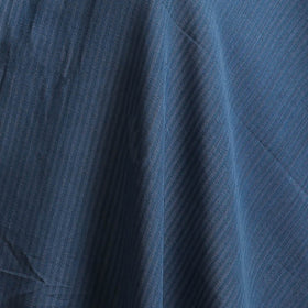 Blue - Prewashed Fine Cotton Handloom Plain Fabric 14