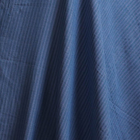 Blue - Prewashed Fine Cotton Handloom Plain Fabric 16