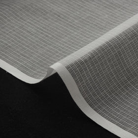 White - Plain Kota Doria Cotton Fabric 05