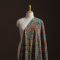 Green - Kalamkari Printed Cotton Fabric 50