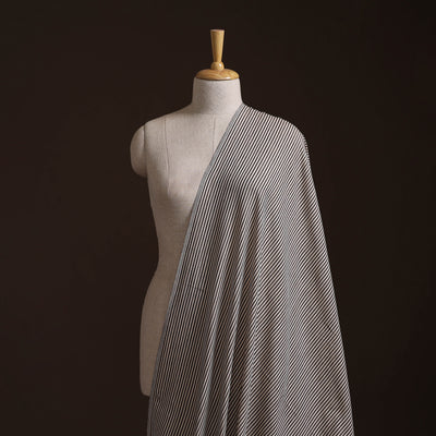 Brown - Prewashed Fine Cotton Handloom Plain Fabric 20