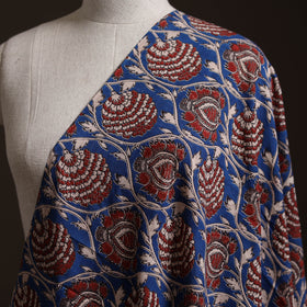 Blue - Kalamkari Printed Cotton Fabric 49