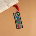 Madhubani handpainted bookmark with tassel 54 - handcrafted