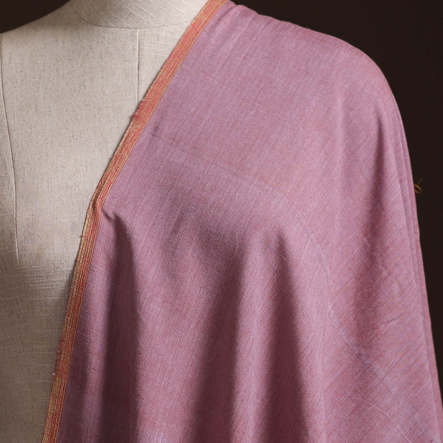 Prewashed Fine Cotton Handloom Plain Fabric 26