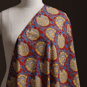 Red - Kalamkari Printed Cotton Fabric 45