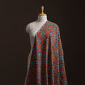 Orange - Kalamkari Printed Cotton Fabric 43