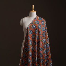 Orange - Kalamkari Printed Cotton Fabric 43
