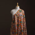 Orange - Kalamkari Printed Cotton Fabric 39
