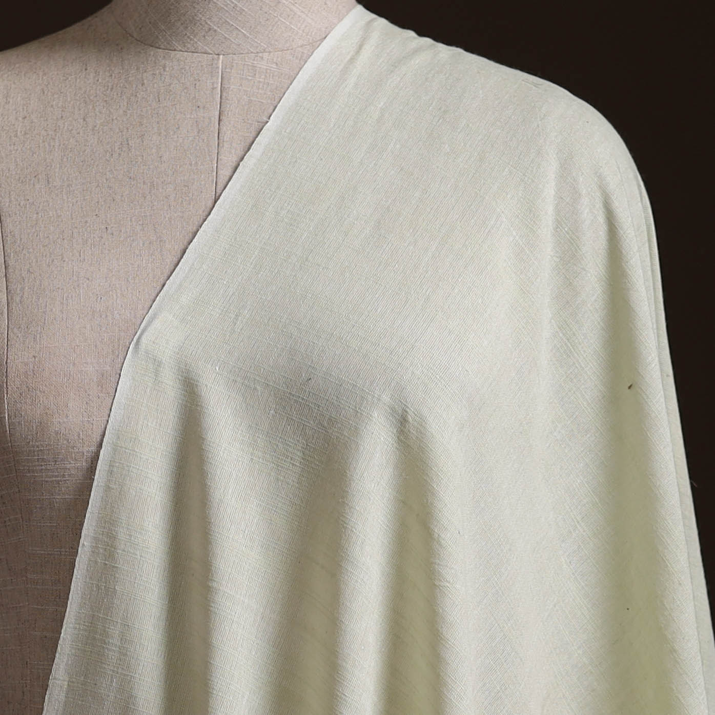 Prewashed Fine Cotton Handloom Plain Fabric 33