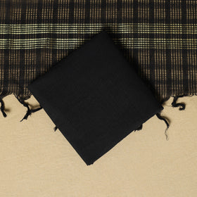 Green - 3pc karnataka weave cotton unstitched khun dress