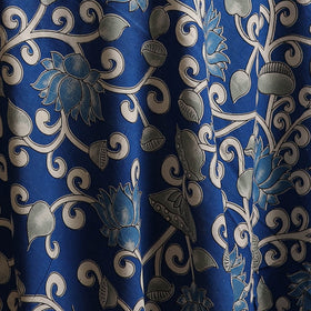 Blue - Kalamkari Printed Cotton Fabric 37
