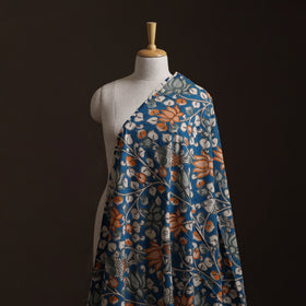 Blue - Kalamkari Printed Cotton Fabric 36
