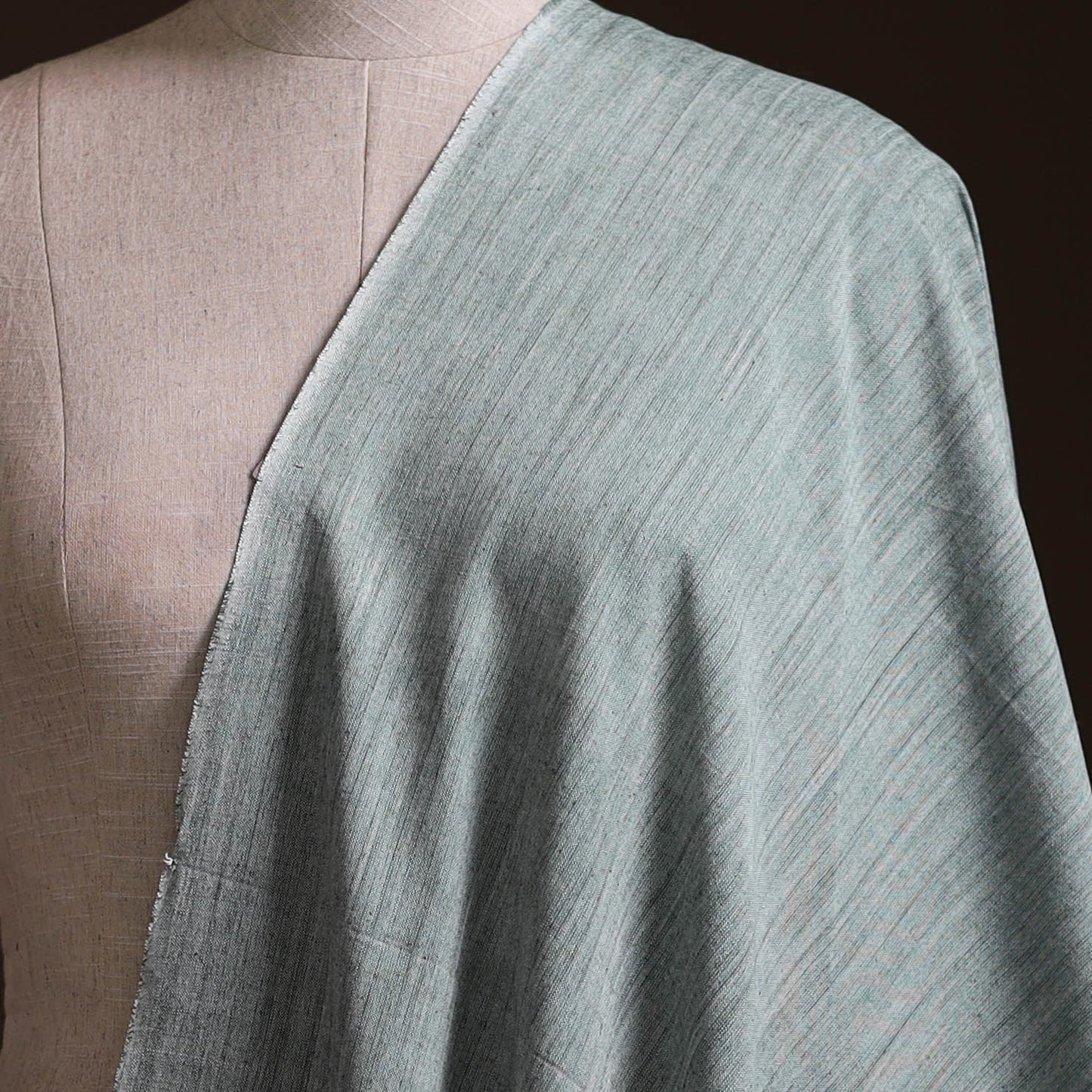 Prewashed Fine Cotton Handloom Plain Fabric 38