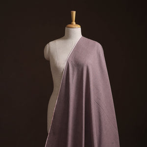 Purple - Prewashed Fine Cotton Handloom Plain Fabric 39