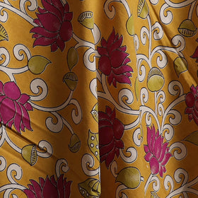Yellow - Kalamkari Printed Cotton Fabric 34