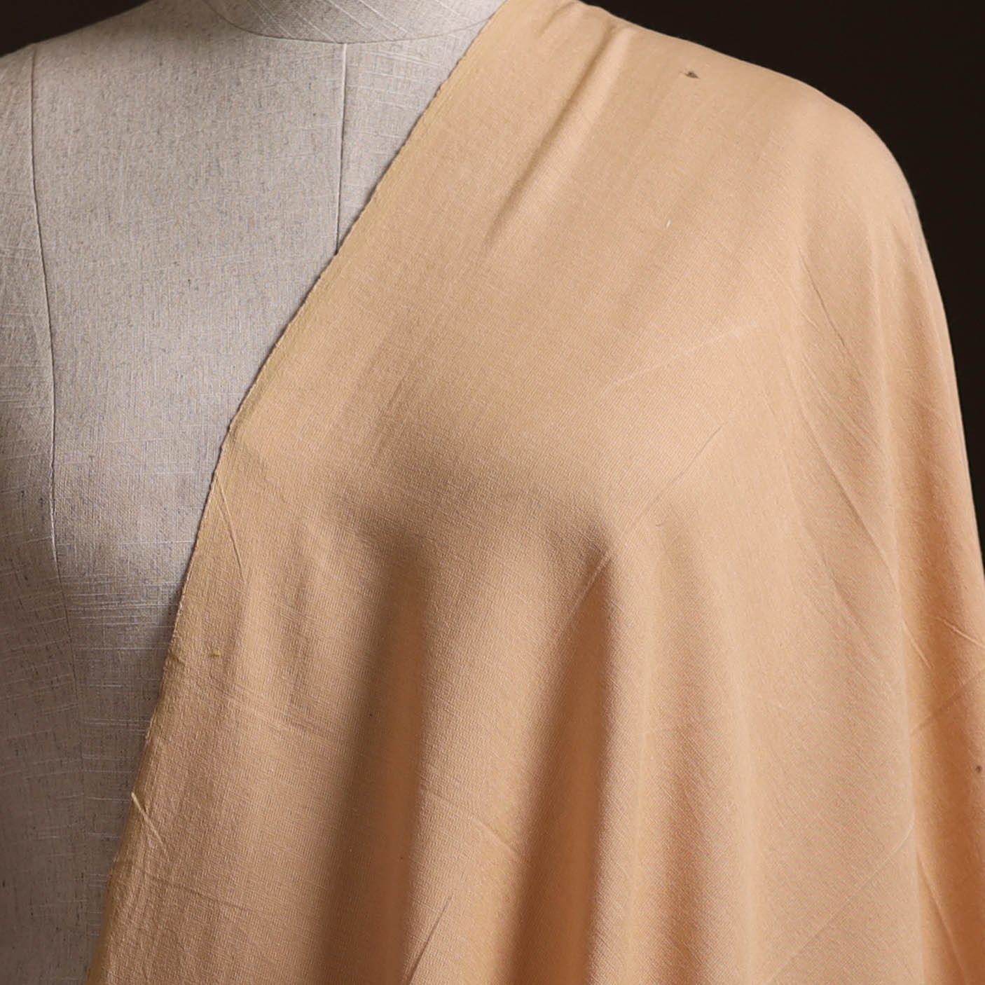 Prewashed Fine Cotton Handloom Plain Fabric 40