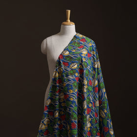 Blue - Kalamkari Printed Cotton Fabric 30