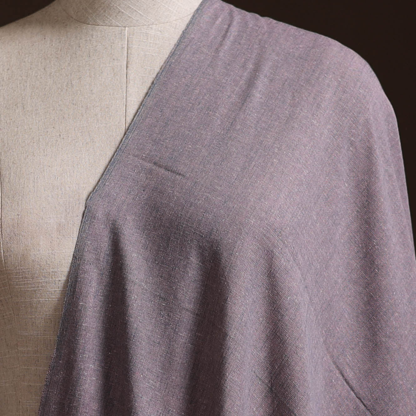 Prewashed Fine Cotton Handloom Plain Fabric 43