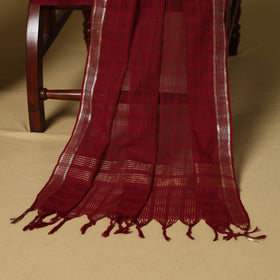 Blue - 3pc karnataka weave cotton unstitched khun dress