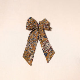 Yellow - handmade fabric bow hair clip 08 - handcrafted
