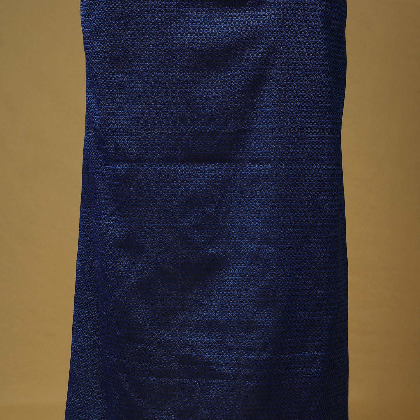 Blue - 3pc karnataka weave cotton unstitched khun dress