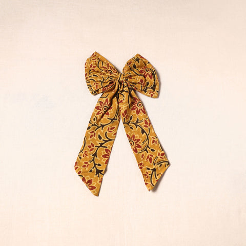 Yellow - handmade fabric bow hair clip 14 - handcrafted
