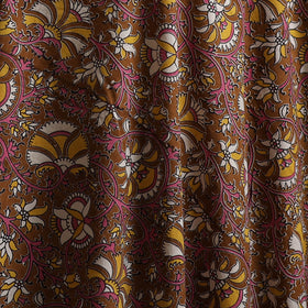 Brown - Kalamkari Printed Cotton Fabric 22