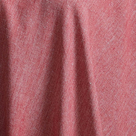 Pink - Prewashed Fine Cotton Handloom Plain Fabric 52