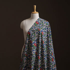 Blue - Kalamkari Printed Cotton Fabric 20