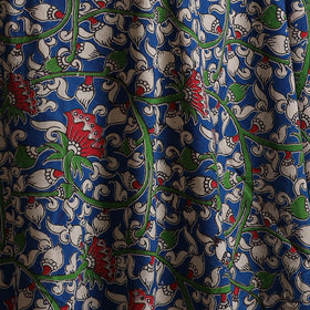 Blue - Kalamkari Printed Cotton Fabric 20