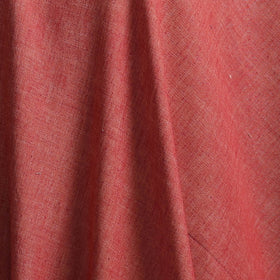 Pink - Prewashed Fine Cotton Handloom Plain Fabric 54