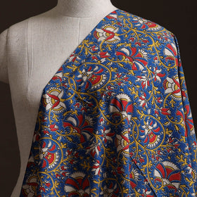 Blue - Kalamkari Printed Cotton Fabric 18
