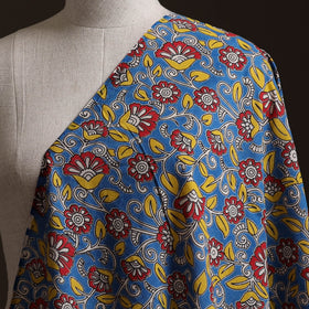 Blue - Kalamkari Printed Cotton Fabric 17