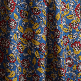 Blue - Kalamkari Printed Cotton Fabric 17