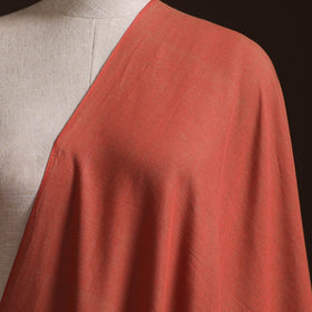 Brown - Prewashed Fine Cotton Handloom Plain Fabric 57