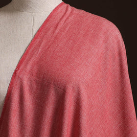 Pink - Prewashed Fine Cotton Handloom Plain Fabric 58