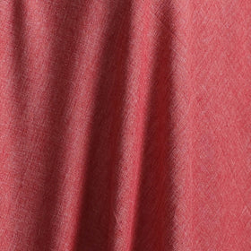 Pink - Prewashed Fine Cotton Handloom Plain Fabric 58