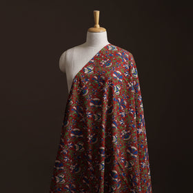 Red - Kalamkari Printed Cotton Fabric 13