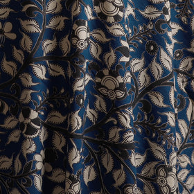 Blue - Kalamkari Printed Cotton Fabric 11