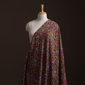 Red - Kalamkari Printed Cotton Fabric 10