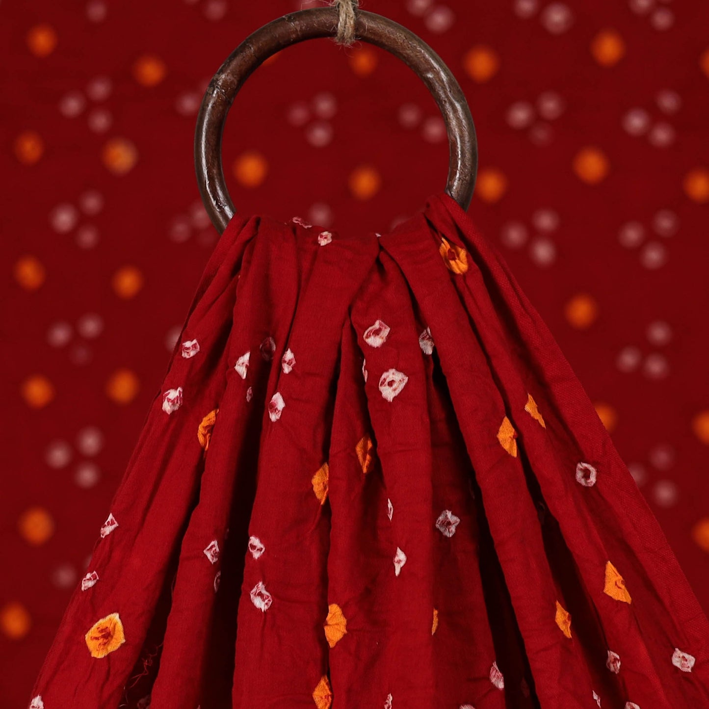 Kutch Tie-Dye Bandhani Cotton Fabric 21