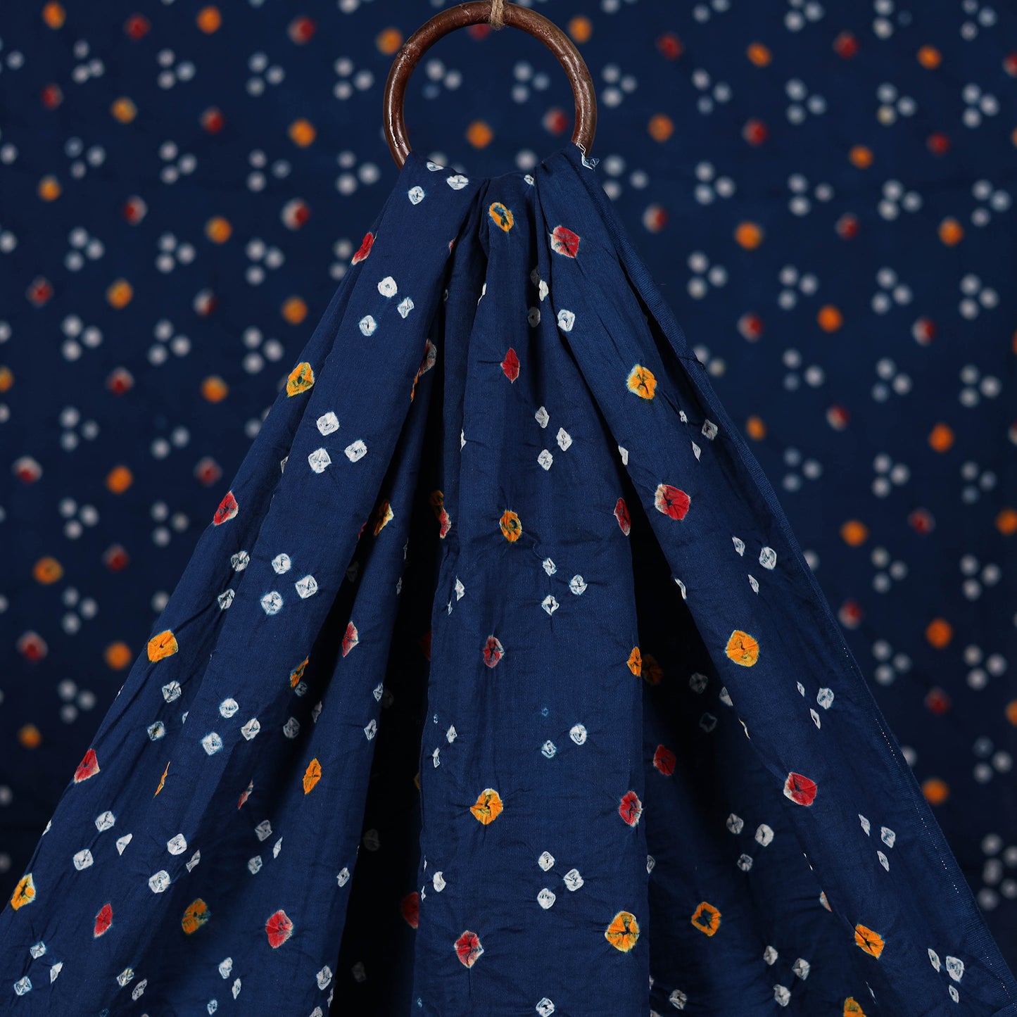 Kutch Tie-Dye Bandhani Cotton Fabric 19